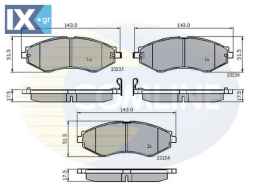 ΣΕΤ ΔΙΣΚΟΦΡΕΝΑ ΕΜΠΡ. CHEVROLET  CBP31189 96446742