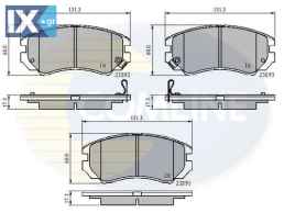 ΣΕΤ ΔΙΣΚΟΦΡΕΝΑ ΕΜΠΡ. HYUNDAI  CBP31196 581012CA10 581012CA11 581012CA20 581012EA10 581012EA11 5810138A81 5810138A90 581013KA61 581011FE00 581011FE01 581012KA10 581013CA80