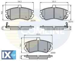 ΣΕΤ ΔΙΣΚΟΦΡΕΝΑ ΕΜΠΡ. HYUNDAI  CBP31197 581012DA50