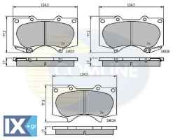 ΣΕΤ ΔΙΣΚΟΦΡΕΝΑ ΕΜΠΡ. TOYOTA  CBP31201 0446504070 044650K090 044650K360 0446535250 0446535290 0446560210 0446560270 0446560320 04465YZZDB 446535250 446535290 446560270 4605A472 4605A481 MZ690355 044650