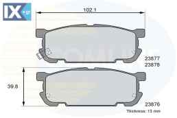 ΣΕΤ ΔΙΣΚΟΦΡΕΝΑ ΟΠΙΣΘ. MAZDA  CBP31207 N0Y12648Z N0Y92643ZC NCY32643ZA NCY32648Z N0Y72648ZA N0Y7268ZA N0Y7268ZB N0Y9263ZA N0Y9263ZB NCY3268ZA