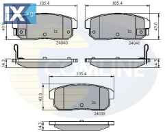 ΣΕΤ ΔΙΣΚΟΦΡΕΝΑ ΟΠΙΣΘ. MAZDA  CBP31283 440604U092 440606Y390 440606Y391 440606Z325 440606Z326 44060AU090 44060AU091 440604U092 440606Y390 440606Y391 440606Z325 440606Z326 44060AU090 44060AU091 F1YA2643