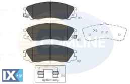 ΣΕΤ ΔΙΣΚΟΦΡΕΝΑ ΕΜΠΡ. HYUNDAI  CBP31291 58101H1A00 58101H1A01 58101H1A10