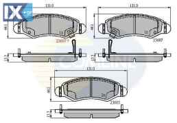 ΣΕΤ ΔΙΣΚΟΦΡΕΝΑ ΕΜΠΡ. SUZUKI  CBP31297 4706835 9194893 9214424 9214835 5520083840 5581083 5581083E00 5581083E10000 5581084 55810840 5581084E00 5581084E01 5581084E00 5581084E01 1605976 4704578 4706748 4