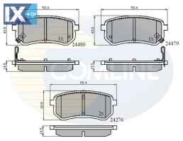 ΣΕΤ ΔΙΣΚΟΦΡΕΝΑ ΟΠΙΣΘ. HYUNDAI-KIA  CBP31320 583020XA00 5830207A00 5830207A10