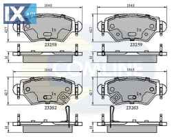 ΣΕΤ ΔΙΣΚΟΦΡΕΝΑ ΟΠΙΣΘ. OPEL  CBP31504 09117717 09195685 09198598 1605025 1605037 1605039 1605040 1605093 1605105 1605961 9193251 9195147 9195641 9195642 9198598 09117717 09195685 09198598 1605025 16050