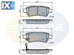 ΣΕΤ ΔΙΣΚΟΦΡΕΝΑ ΟΠΙΣΘ. NISSAN  CBP31518 44060EA090 44060EA091 44060EB325 D4060EB300