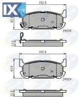 ΣΕΤ ΔΙΣΚΟΦΡΕΝΑ ΟΠΙΣΘ. MAZDA  CBP31521 NCY32643ZA N0Y72648ZC NCY3263Z NCY32643Z NOY7268ZB