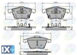 ΣΕΤ ΔΙΣΚΟΦΡΕΝΑ ΕΜΠΡ. MAZDA  CBP31522 GPYA3323ZD GPYA3323ZB GPYA3323ZC GPYA3323ZF GPYA3323ZG GPYA3323ZG9C GPYA333ZB GPYA333ZC GPYA333ZF GPYA333ZG GPYA333ZG9C