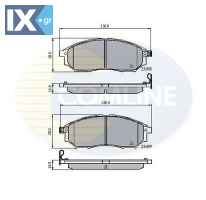 ΣΕΤ ΔΙΣΚΟΦΡΕΝΑ ΕΜΠΡ. NISSAN  CBP31524 41060AR090 41060AT30J D10601BN0A D10601MF0A D1060EG51A D1060EJ20A 410600V790 41060AR090 41060AT30J 41060CC090 41060EB325 AY040NS058 AY040NS079 AY040NS091 AY040NS0