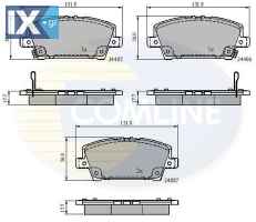 ΣΕΤ ΔΙΣΚΟΦΡΕΝΑ ΕΜΠΡ. HONDA  CBP31586 45022SMGE00 45022SMGE01 45022SMGE50 45022SMGE51 45022SNCE00
