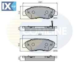 ΣΕΤ ΔΙΣΚΟΦΡΕΝΑ ΕΜΠΡ. OPEL  CBP31638 93169176 93189822 1605355 93192895