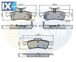 ΣΕΤ ΔΙΣΚΟΦΡΕΝΑ ΟΠΙΣΘ. TOYOTA  CBP31657 044660D010 04466YZZE6 044660D010 044660D010000
