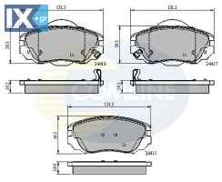 ΣΕΤ ΔΙΣΚΟΦΡΕΝΑ ΕΜΠΡ. OPEL  CBP31679 13237750 13237753 13312895 1605185 1605236 1605624 20877794 20963796 22959105 95514525 13237750 1605185 1605236 1605624 22959105 95514525 13237750 13237753 13312895