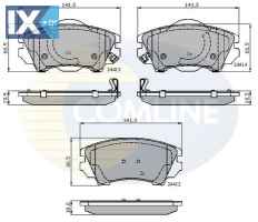 ΣΕΤ ΔΙΣΚΟΦΡΕΝΑ ΕΜΠΡ.OPEL - CHEVROLET  CBP31680 13237751 1605232 1605434 22959104 13237751 1605434