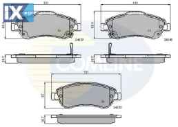 ΣΕΤ ΔΙΣΚΟΦΡΕΝΑ ΕΜΠΡ. HONDA  CBP31705 45022SWWG00 45022SWWG01 45022SWWG02 45022T1EG00