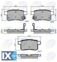 ΣΕΤ ΔΙΣΚΟΦΡΕΝΑ ΟΠΙΣΘ. HONDA  CBP31711 43022TA0A00 43022TA0A40 43022TA0A51 43022TA0A70 43022TL1G00 43022TL1G01 43022TL1G02
