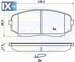 ΣΕΤ ΔΙΣΚΟΦΡΕΝΑ ΕΜΠΡ. MAZDA  CBP31724 4605B541 L2Y63328Z L2Y63329Z EHY2338Z EHY4338Z EHY5338ZA EHY5338ZB L2Y63323Z L2Y63328Z L2Y6333Z L2Y6338Z 7T432001AA 7T4Z2001A 7T4Z2V001AA 7U2J2C452AA 8T432200BA 8T