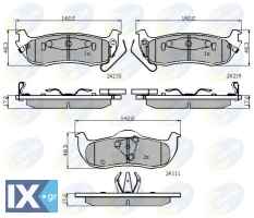 ΣΕΤ ΔΙΣΚΟΦΡΕΝΑ ΟΠΙΣΘ. NISSAN  CBP31734 44060ZC025 440607S025 5080871AA