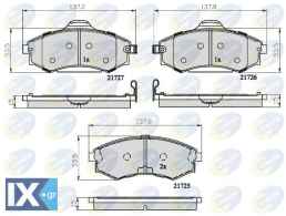 ΣΕΤ ΔΙΣΚΟΦΡΕΝΑ ΕΜΠΡ. HYUNDAI  CBP31741 410603C490 4106048R91 5810128A00 5810133C00 4106048R91 5810117A00 5810128A00 5810128A20 5810129A00 5810129A10 5810129A30 5810129A40 5810129A50 5810129A90 5810133
