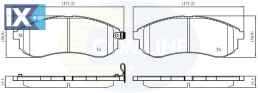 ΣΕΤ ΔΙΣΚΟΦΡΕΝΑ ΕΜΠΡ. MITSUBISHI  CBP31749 DBP511126 MN102622 MR977365