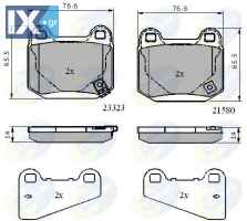 ΣΕΤ ΔΙΣΚΟΦΡΕΝΑ ΟΠΙΣΘ. NISSAN  CBP31755 44060CD094 D40F0CD094