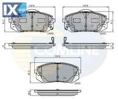 ΣΕΤ ΔΙΣΚΟΦΡΕΝΑ ΕΜΠΡ. KIA - HYUNDAI  CBP31768 581010ZA00 581011DA00 581011DE00 581012SA50 581012SA70 581012SA75 581014WA10 58101E4A60 58101J9A60 581010ZA00 581011DA00 581011DE00 581012SA50 581012SA70 5