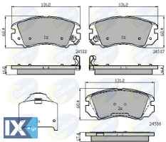 ΣΕΤ ΔΙΣΚΟΦΡΕΝΑ ΕΜΠΡ. KIA  CBP31776 581013CA70 581013KA40