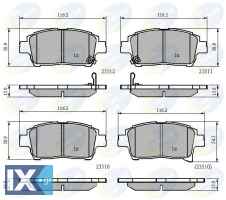 ΣΕΤ ΔΙΣΚΟΦΡΕΝΑ ΕΜΠΡ. TOYOTA  CBP31790 0446574020