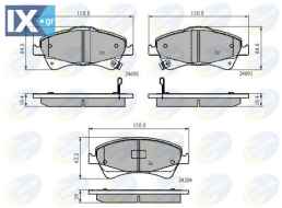 ΣΕΤ ΔΙΣΚΟΦΡΕΝΑ ΕΜΠΡ. TOYOTA  CBP31799 0446502190 0446502280 044650F010 04465YZZEE 446502190 446502280 446502282