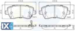 ΣΕΤ ΔΙΣΚΟΦΡΕΝΑ ΕΜΠΡ. SUZUKI-OPEL  CBP32008 4711040 93196814 5581062J00 5581062J00L00 5581062J01 5581062J20 5581062J30 5581062J31000 5581062J50 5581062J50000 4308239 4708239 4711040 93196814