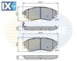 ΣΕΤ ΔΙΣΚΟΦΡΕΝΑ ΕΜΠΡ. MAZDA - FORD  CBP32012 UMY13329ZA UMY1333ZA UMY43323Z UMY43328Z UMY4333Z UMY4338Z 1356600 1360290 1454544 1891191 2M342001AA 2M342001CA 3M342001CA 3M352001AA 3M352001BA 4432201 44