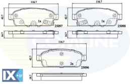 ΣΕΤ ΔΙΣΚΟΦΡΕΝΑ ΟΠΙΣΘ. OPEL - CHEVROLET  CBP32024 13300867 13319293 13319294 13404405 13411380 13411383 13417473 13473427 13473428 13473429 1605140 1605168 1605170 1605180 1605262 1605294 1605296 54203