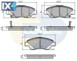 ΣΕΤ ΔΙΣΚΟΦΡΕΝΑ ΕΜΠΡ. HONDA  CBP32036 45022SZTG00 45022TF0G00 45022TF0G01 45022TF0G02 45022TK6A00 45022TM8G00