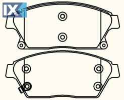 ΣΕΤ ΔΙΣΚΟΦΡΕΝΑ ΕΜΠΡ. OPEL-CHEVROLET  CBP32037 13301234 13412810 22799077 542115 95516193 13301234 1605178 22799077 542115 605135 22799077