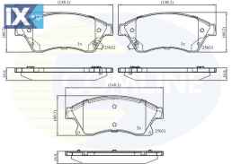ΣΕΤ ΔΙΣΚΟΦΡΕΝΑ ΕΜΠΡ. OPEL - CHEVROLET  CBP32038 13301207 13412272 95516191 13301207 1605169