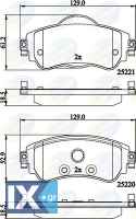 ΣΕΤ ΔΙΣΚΟΦΡΕΝΑ ΕΜΠΡ. CITROEN  CBP32145 4254A9 4254A9