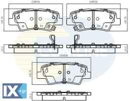 ΣΕΤ ΔΙΣΚΟΦΡΕΝΑ ΟΠΙΣΘ. HYUNDAI-KIA 2533701 ΣΥΜΒΑΤΟ TEXTAR CBP32161 583022VA50 583023KA35 583023RA70 583023ZA10 583023ZA70 58302A6A20 58302A6A30 58302A6A31 58302B4A30 58302C8A30 58302D4A55 58302D7A70 58