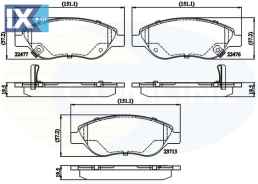 ΣΕΤ ΔΙΣΚΟΦΡΕΝΑ ΕΜΠΡ.FIAT  CBP32213 77367923 77368553