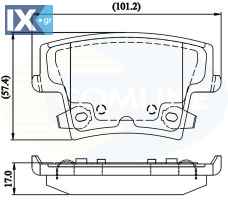 ΣΕΤ ΔΙΣΚΟΦΡΕΝΑ ΟΠΙΣΘ. CHRYSLER-DODGE  CBP32216 05139191AA 05142561AA 5142561AA 05142561AA 5142561AA