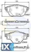 ΣΕΤ ΔΙΣΚΟΦΡΕΝΑ ΟΠΙΣΘ. CITROEN-PEUGEOT  CBP32235 1609000980 95525386 95525386 1609000980 1647860380 1609000980 1619791280 1647860380