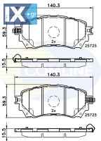 ΣΕΤ ΔΙΣΚΟΦΡΕΝΑ ΕΜΠΡ. MAZDA  CBP32237 G4YA3328Z G4YA3328ZA G4YA338Z GHY13328Z GHY1338Z GHY93328ZA GHY93328ZB GHY93328ZC GHY9338Z GHY9338ZA GHY9338ZB GHY9338ZC