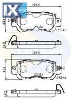 ΣΕΤ ΔΙΣΚΟΦΡΕΝΑ ΟΠΙΣΘ. MAZDA  CBP32241 K0Y12648Z K0Y12648ZA K0Y12648ZC K0Y1268Z K0Y1268ZA