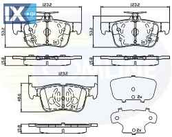 ΣΕΤ ΔΙΣΚΟΦΡΕΝΑ ΟΠΙΣΘ. FORD  CBP32243 2018449 2209329 2211284 2247444 2367295 243333 2433333 5302023 5333787 5333798 5341207 5341209 DG9C2M007BB DG9C2M007CB DG9C2M007DB DG9C2M007HA DG9C2M007JA DG9Z2200