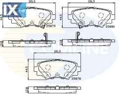 ΣΕΤ ΔΙΣΚΟΦΡΕΝΑ ΟΠΙΣΘ. MAZDA  CBP32248 B4Y02648ZA B4Y0268ZA B4Y0268ZB