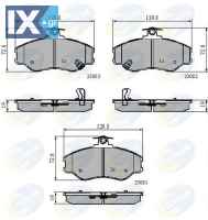 ΣΕΤ ΔΙΣΚΟΦΡΕΝΑ ΕΜΠΡ. HΥUNDAI  CBP3225 5810143A00 5810144A00 5810144A10 581014BA00