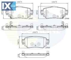ΣΕΤ ΔΙΣΚΟΦΡΕΝΑ OΠΙΣΘ. NISSAN - RENAULT  CBP32277 440606633R D40604CA0A D40604EA0A D40605SA0A 440606633R