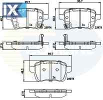 ΣΕΤ ΔΙΣΚΟΦΡΕΝΑ ΟΠΙΣ. FIAT  CBP32279 77366595 77367914