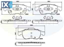 ΣΕΤ ΔΙΣΚΟΦΡΕΝΑ ΕΜΠΡ. FIAT - JEEP  CBP32293 77367213 77367369 77367213 77367369