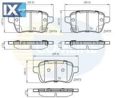 ΣΕΤ ΔΙΣΚΟΦΡΕΝΑ ΟΠΙΣΘ.OPEL  CBP32299 1605285 95517078 1605285 95517078